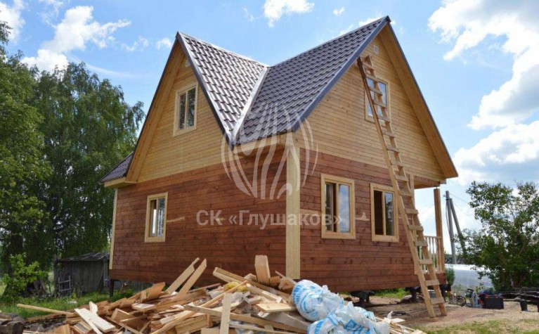 строительство брусового дома Борисово
