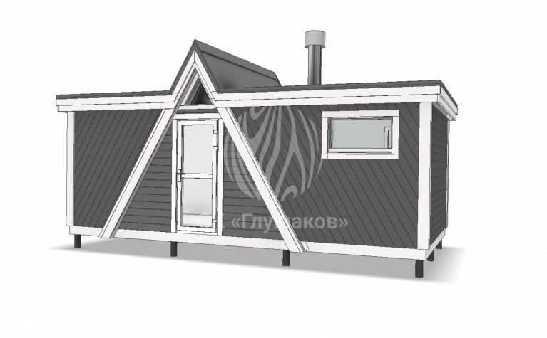 Каркасная баня «Легран» 3х6 м фото 3
